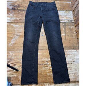 Hudson Byron Straight Black Jeans Women’s 30